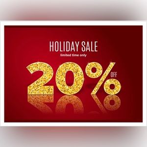 HOLIDAY SALE - 20% OFF & BOGO